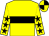 Yellow, black hoop, yellow sleeves, black stars, quartered cap (Uk Farming Renewable Energy)