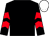Black, red chevrons on sleeves, red cap (Al Shira'aa Racing)