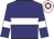 Navy blue, white hoop, white armlets, white cap, red hoop (Go Racing)