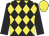 Black and yellow diamonds, black sleeves, yellow cap (J Palmer-brown, C Engel And Partner)