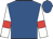 Royal blue, white sleeves, red armlets (Mr Stuart Mizon)