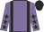 mauve, black braces, mauve sleeves, black stars, black cap (Mr M A Scaife)