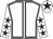 White, black seams, white sleeves, black stars, white cap, black star (Nick Bradley Racing 17 And Partner)