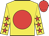 Yellow, red disc, yellow sleeves, red stars, red cap (Reality Partnerships Xi)